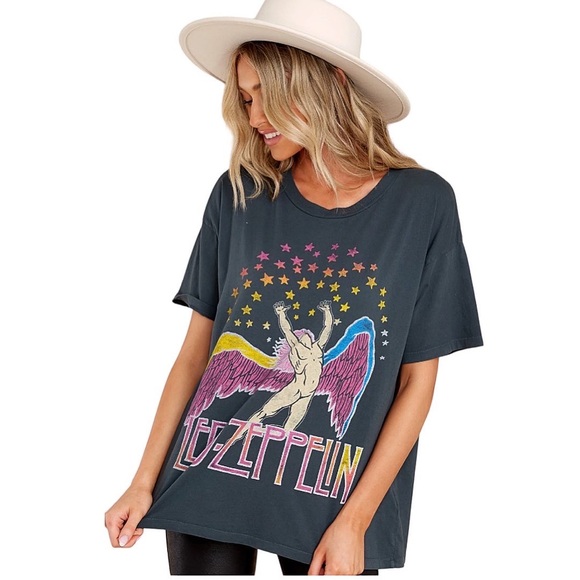 DAYDREAMER | Led Zeppelin Swan Song Merch Tee - Picture 14 of 16